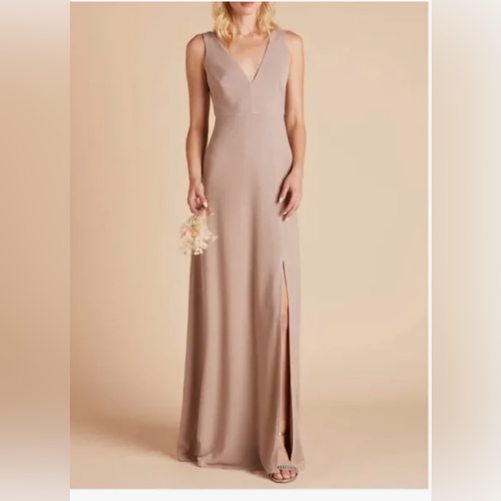Birdy Grey Shamin Crepe Taupe Dress